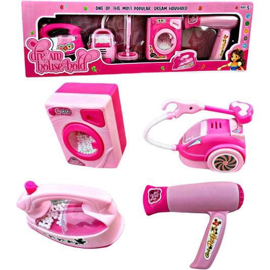 4-in-1 Kids Cleaning Set with Lights & Sounds