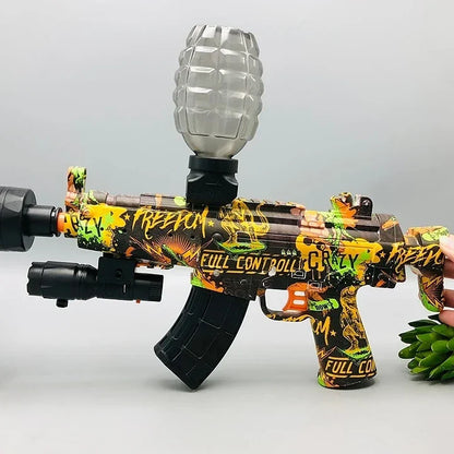 MP5 Camoflauge Water Gel Gun With Silencer & Magazine