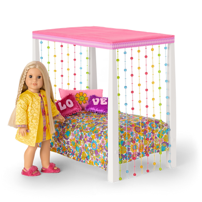 Julie’s™ Groovy Bed & Bedding for 18-inch Dolls (Historical Characters)