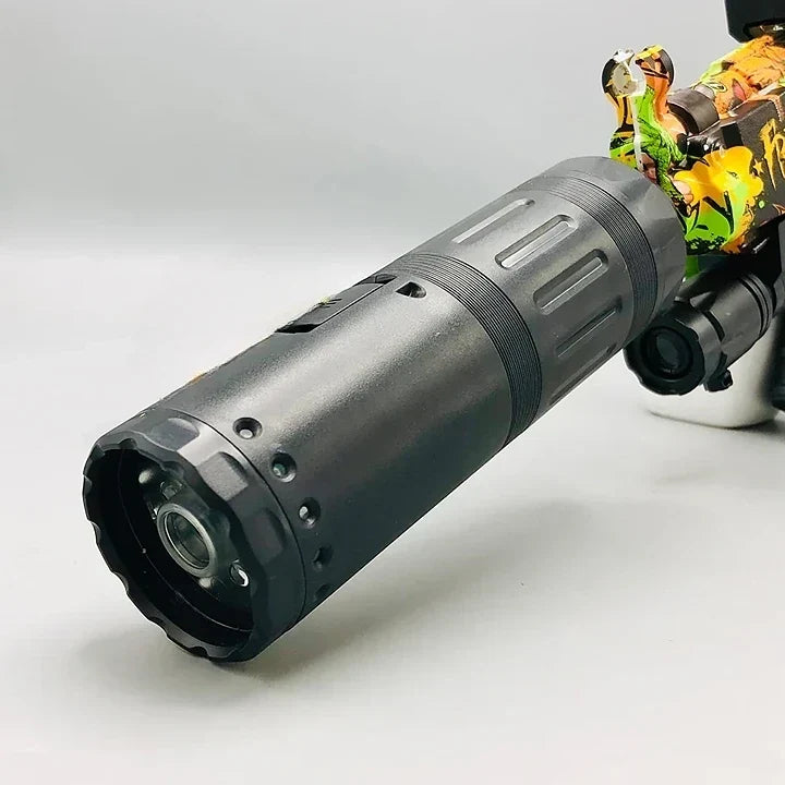 MP5 Camoflauge Water Gel Gun With Silencer & Magazine