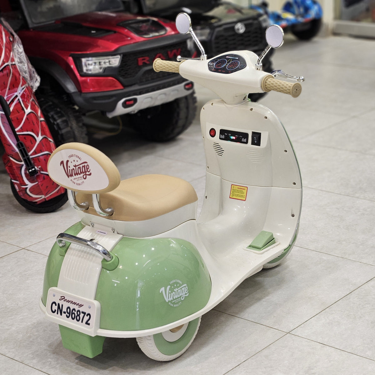 Kids Vespa Scooter Ride-On Bike – Stylish, Fun & Exciting Riding Experience