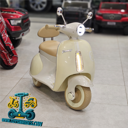 Kids Vespa Scooter Ride-On Bike – Stylish, Fun & Exciting Riding Experience