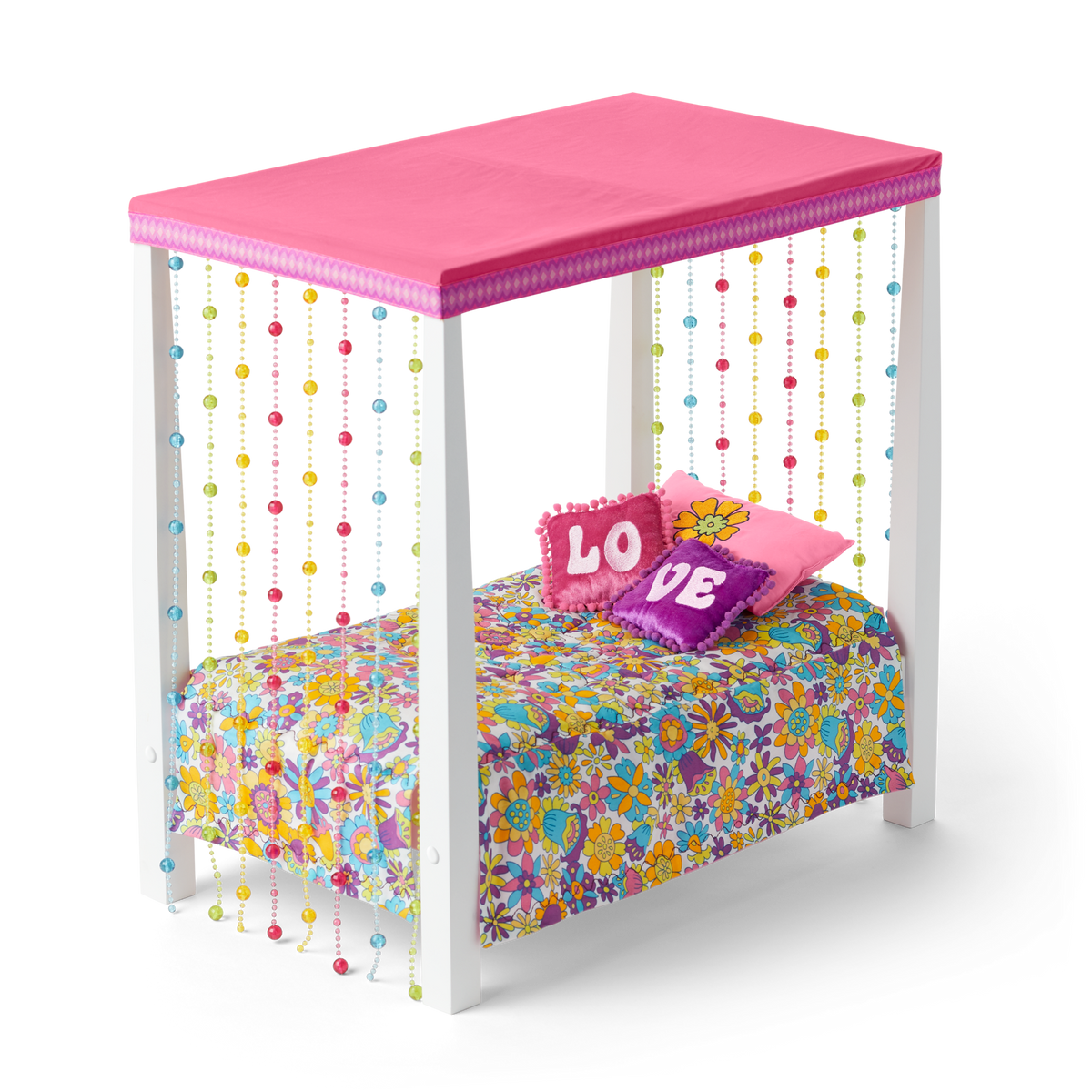Julie’s™ Groovy Bed & Bedding for 18-inch Dolls (Historical Characters)