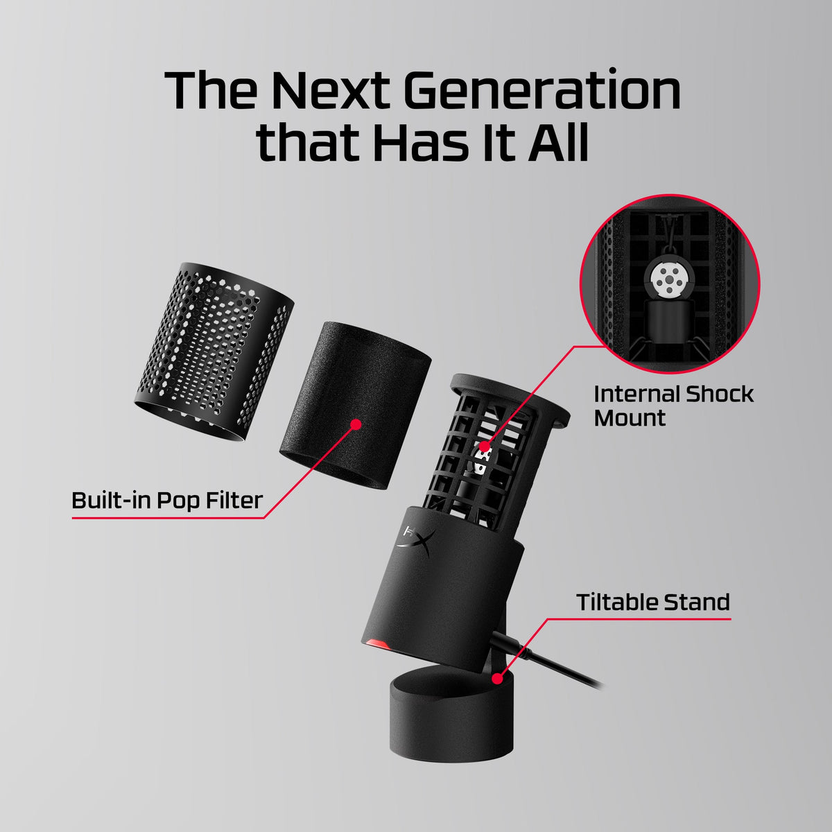 HyperX SoloCast 2 – USB Microphone