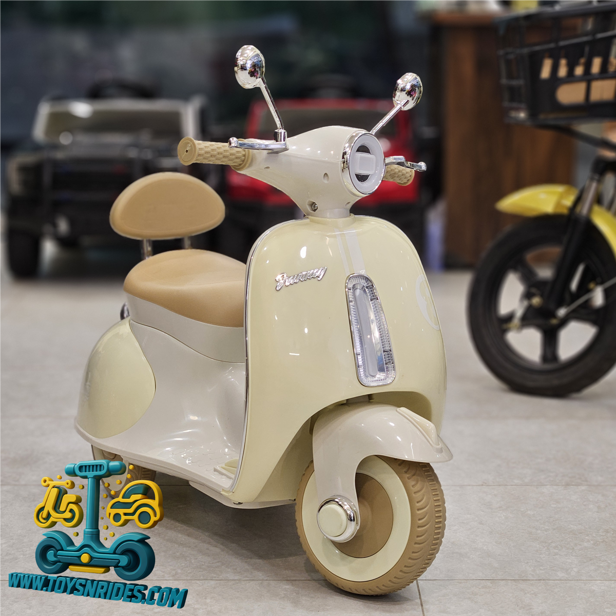 Kids Vespa Scooter Ride-On Bike – Stylish, Fun & Exciting Riding Experience