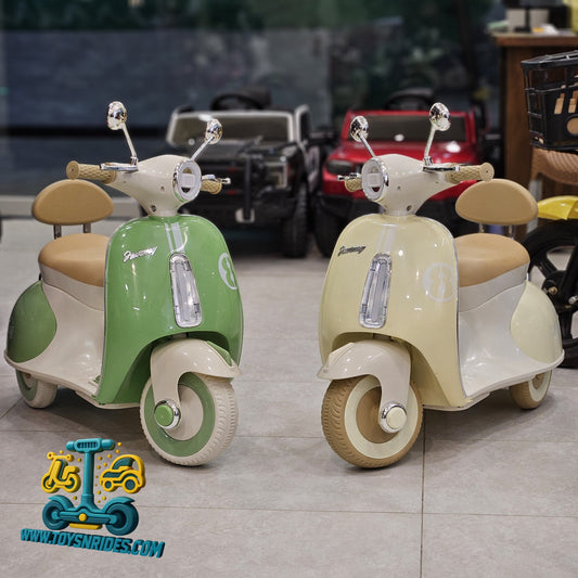 Kids Vespa Scooter Ride-On Bike – Stylish, Fun & Exciting Riding Experience