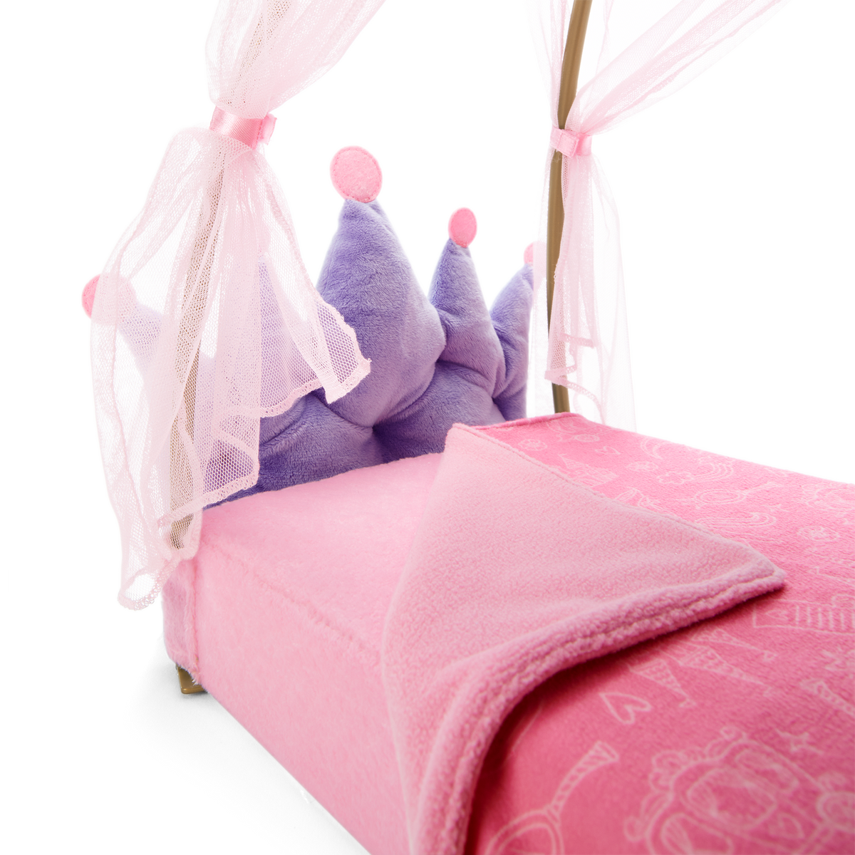Royal Canopy Bed for WellieWishers™ Dolls