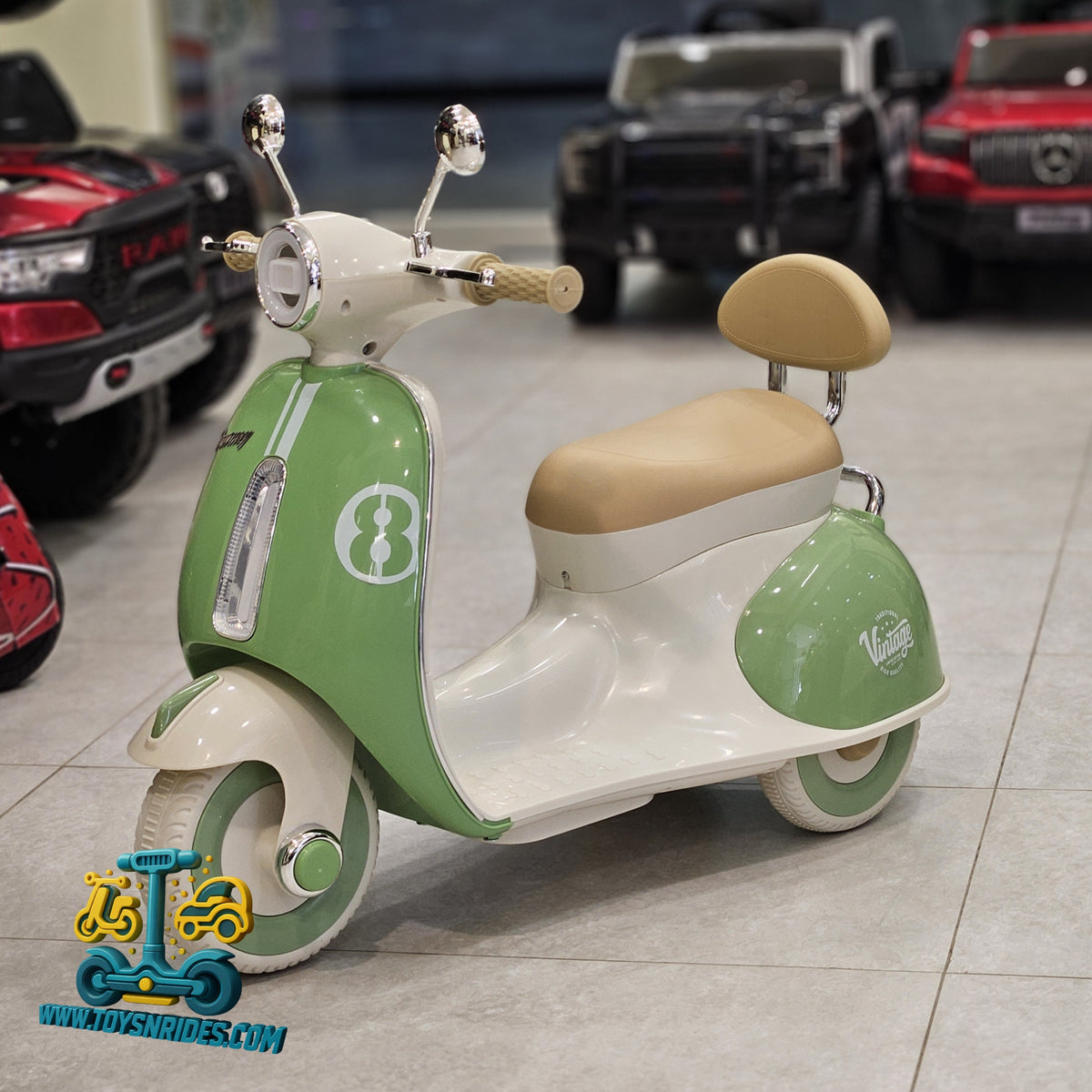 Kids Vespa Scooter Ride-On Bike – Stylish, Fun & Exciting Riding Experience
