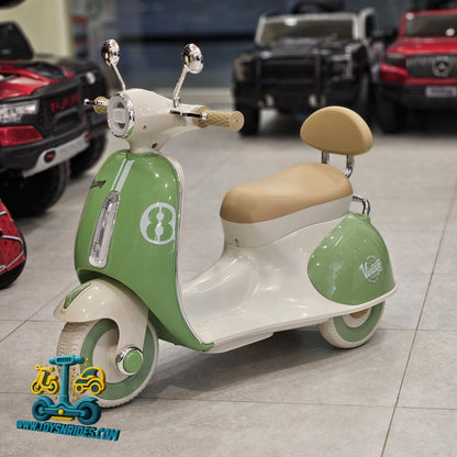 Kids Vespa Scooter Ride-On Bike – Stylish, Fun & Exciting Riding Experience